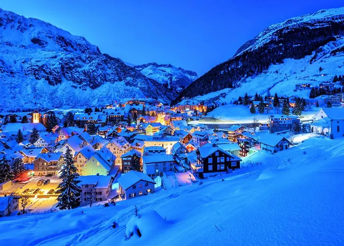 Top Modernes Apartment Im Herzen Von Andermatt Balkon & Bergblick